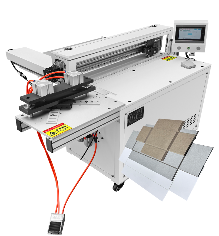 Semi-Automatic Pneumatic V Grooving Machine 220V Programmable for Sample Box Making