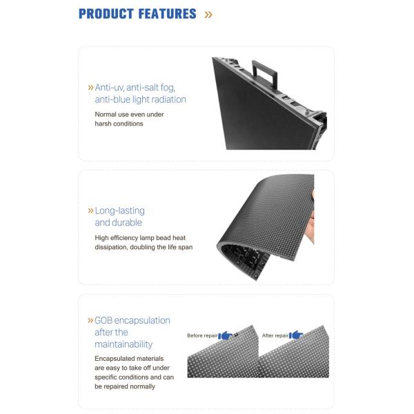 GOB 0.9mm Fine Pixel Pitch LED Display With Surface Waterproof