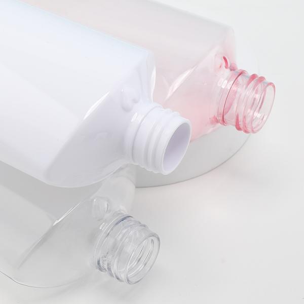 250ml Plastic Lotion Bottle With Color Pump 24/410 Special Shape