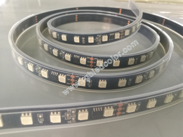 dc24v digital rgb pixel light ws2811 led strip 72led per m