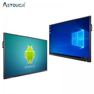 Quality 75 Inch Multi Interactive Touch Screen Display 4k For Teaching RoHS wholesale