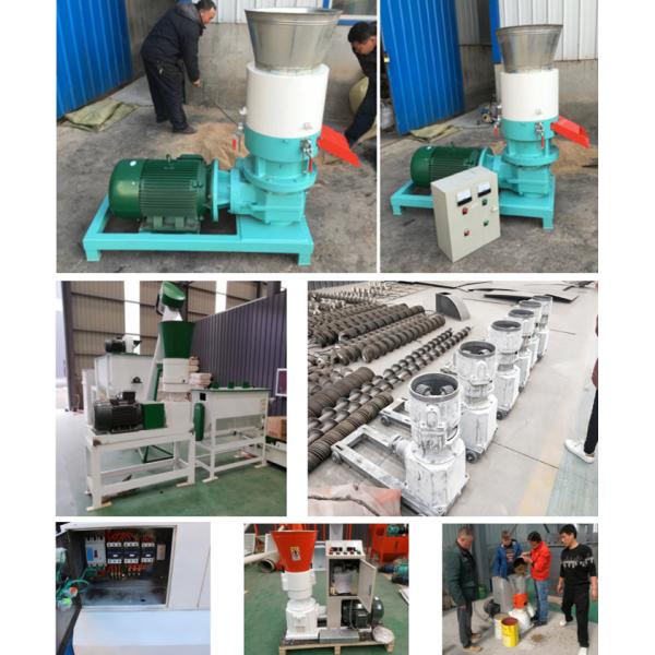 Flat Die 0.1t/H 1t/H Small Feed Pellet Machine For Farm Home