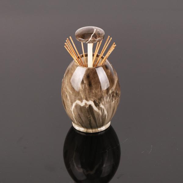 Marble Printing ABS Automatic Unique Toothpick Dispenser