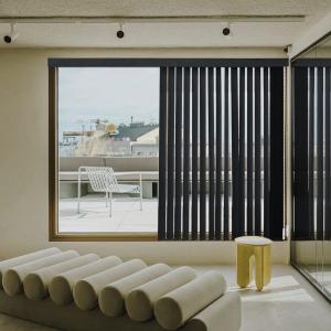 China Vertical Sliding Door Blinds Window Curtain Venetian For Privacy on sale