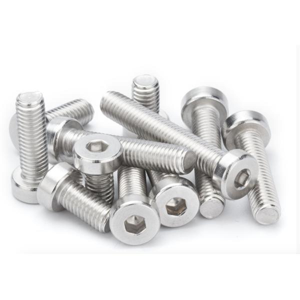 ASTM A574 316 SS Ultra Low Profile Socket Head Cap Screws Super Corrosion Resistant