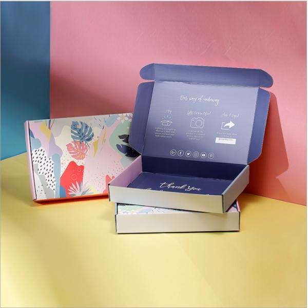 Colorful Packaging Custom Corrugated Boxes FSC ISO9001 CE Certificated