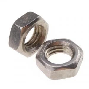 Quality 304 Stainless Steel Hex Nuts For Screws Bolts M6 Standard DIN 934 wholesale
