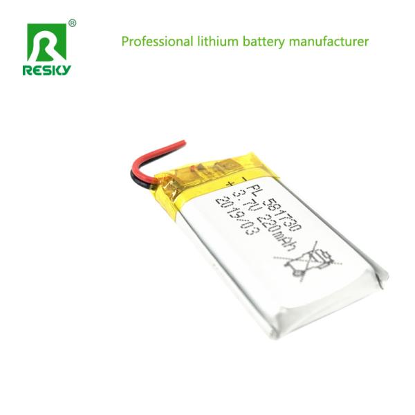 Custom Lipo Battery Pack 602055 3.7V 2P 600mAh 1200mAh For Medical Device