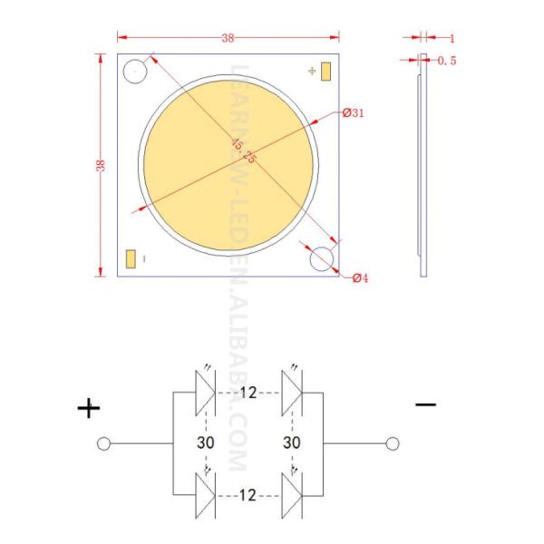 Plant Growing Lamp 150W COB LED R30MM LED COB Full Spectrum 2