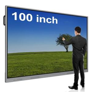 China 100 Inch Full HD Large Digital Interactive Whiteboard Smart Flat Panel Touch Screen on sale