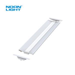 Quality NoonLight DLC5.1 Stacked Design 1x4 LED Troffer Retrofit Gloss White Painting wholesale