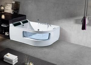 Quality Massage Bathroom Jacuzzi Tub , 2 Seats Whirlpool Acrylic Bathtub wholesale