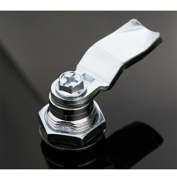 Zinc Alloy Triangle Lock And Key , Cabinet Cam Locks Rohs Certification