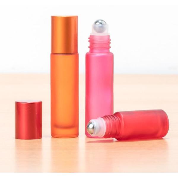 Leak Proof Frosted Essential Oil Roller Bottles OEM ODM Screen Printing