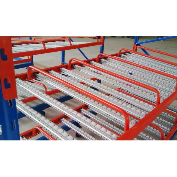 B47: Warehouse Flow Rack for Carton Storage Box Flow Gravity Storage Roller Racking Carton Flow Racking