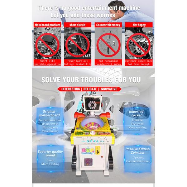 Mini Kids Gift Crane Game Machine For Playground / Toy Prize Vending Machine