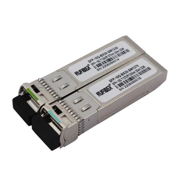 SFP+ Module 10G WDM 1270nm / 1330nm SFP Bidirectional Transceiver 20km LC