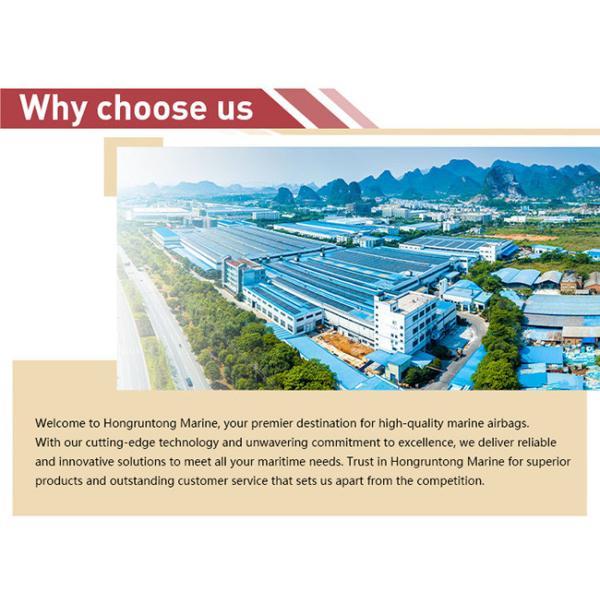 Weather Resistant Rubber Airbag Marine Inflatable Boat Ship Airbag