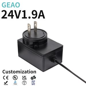 Quality Electronic 24V 1.9A Interchangeable Power Adapter Swappable Power Pack wholesale