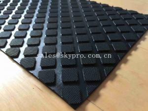 Quality Hardness Rubber Matting Square Rubber Flooring Mats With 60-80 Shore A Hardness wholesale