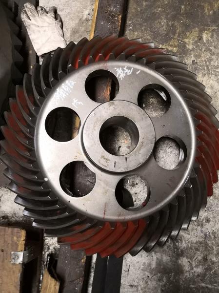Cheap Custom Made 10 Module Helix Spiral Bevel Gears  for Heavy Duty Applications for sale