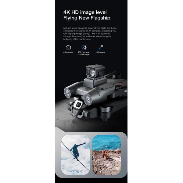 Remote Control I8 Max Drone 25 Minutes Flight Time 1.5km Range Dual Camera GPS and Smart Return for Beginner Drones