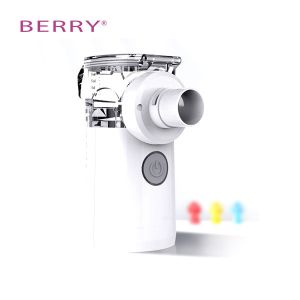 White Portable Handheld Mesh Nebulizer Automatic Shutdown Without Liauid