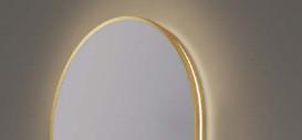 Quality 5mm LED Bathroom Mirrors Oval LED Backlit Mirror Dimmable wholesale