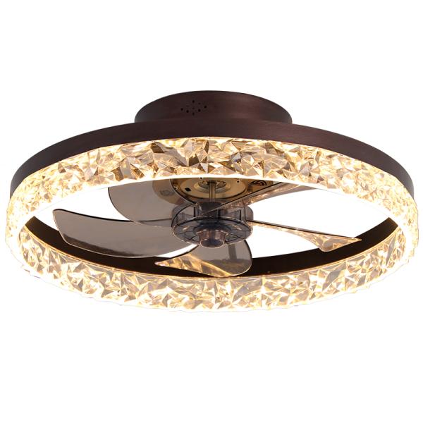 Modern Ceiling Lights Fans Lamp LED Remote Control Changeable Adjustable Indoor Home Decoration Living Dining Room 30W