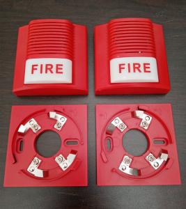 China ABS material Red Audio & Visual Alarm Apparatus SM501 addressable AV Sounder with Back Base Box on sale