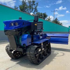 Quality Rotary Tiller Crawler Tractor 25Hp 35 Hp Agricultural Farm Equipment With Bulldozer wholesale