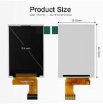 Polcd MCU 8 BIT 2 Inch Tft Display 30.6mm IPS TFT LCD Display