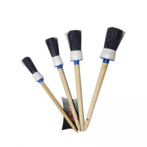 Quality New Design Replaceable Brush Head 4 Pack Auto Detail cleaning Brush Set wholesale