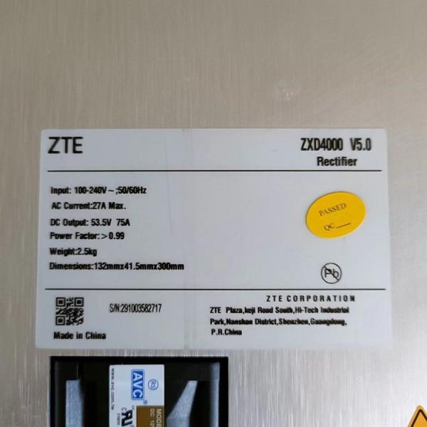 ZTE ZXD4000V5.0 High Frequency Switching Power Supply Rectifier Module 48V75A Power 4000W AC-DC