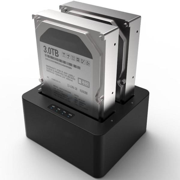 6Gbps SATA I/II/III External Hdd Hard Drive Duplicator And Cloner With Stand