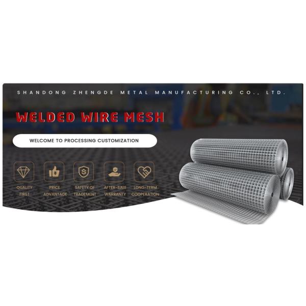 Direct From Factory ASTM 76.2*1.45mm 6 Gauge Fence 4X4 Electro Galvanized Welded Wire Mesh