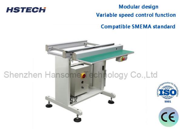 Cheap Variable Speed Control Function Iron Square Tube Framwork Modular Design PCB Linking Conveyor for sale