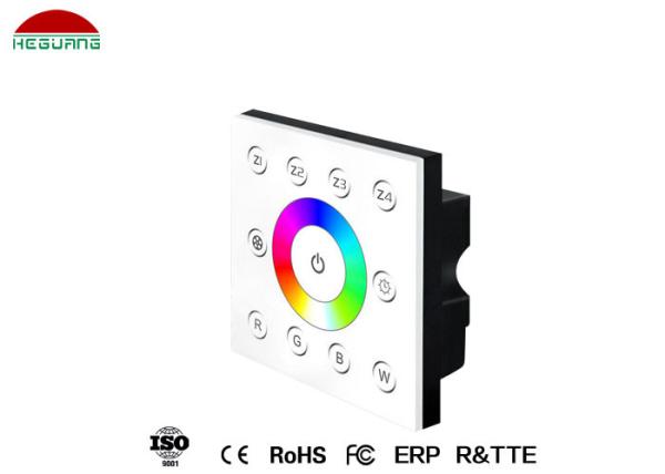 Cheap 192W / 384W Touch Screen LED RGBW Controller AC100 - 240V Terminal DMX Interface for sale