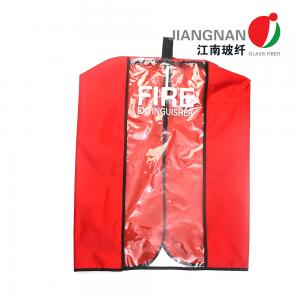 Quality Mildew Resistant Velcro Straps Fire Extinguisher Cover With Window wholesale