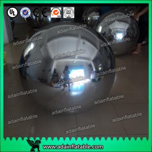 Quality Wedding Stage Christmas Decoration Inflatable Mirror Balls Large Gold / Silver wholesale