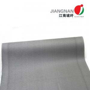 China 880C Satinless Steel Wire Reinfoced Glass Fabric Coated with Polyurethane And Graphite For Fire Curtain Barrier on sale