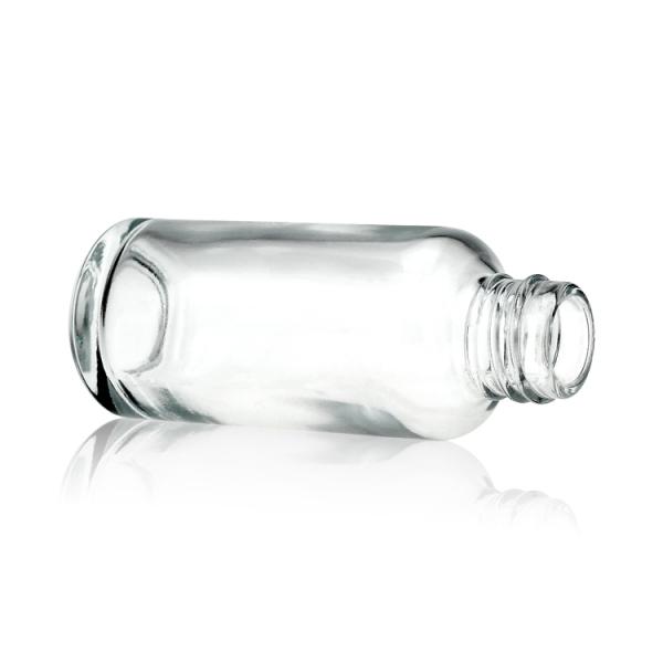 30 Ml Round Glass Cosmetic Liquid Foundation Bottle Perfect Glass Container For Women F129