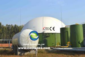 China Easy - Construction Leachate Storage Tanks  With Aluminium Dome Roof on sale