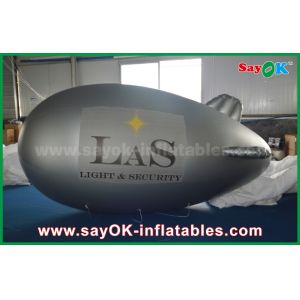 Quality PVC 5m Inflatable Helium Balloon Airplane Zeppelin for Promotional wholesale