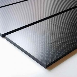 Quality Twill Weave Mechanical Carbon Fiber Flat Sheet 0.5mm Thickness wholesale