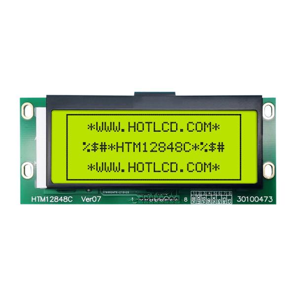 Cheap 128x48 Matrix Graphic LCD Module With SPI Interface HTM12848C for sale