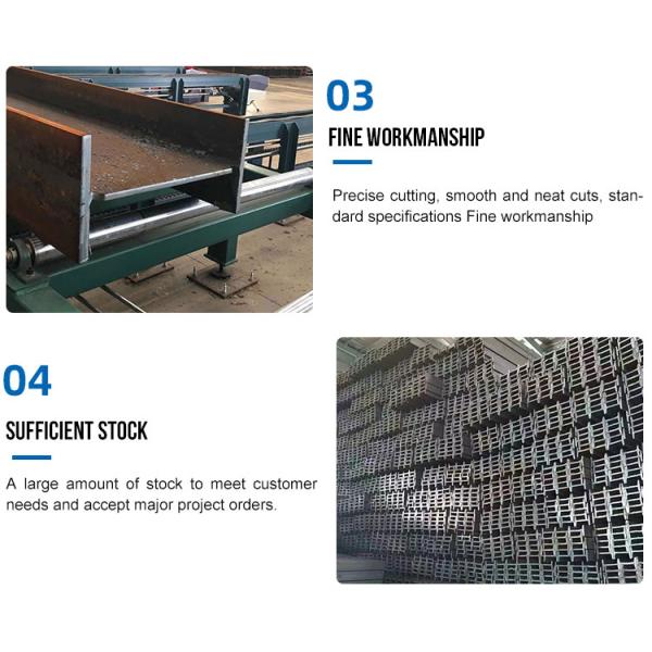ASTM JIS BS EN Standard A36 H BEAM H Section Steel Beam Customization