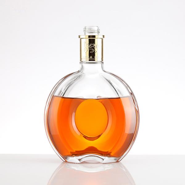 Cheap Customized Sealing Type 700ml Glass Bottle for XO Brandy and Whisky Customized Design for sale