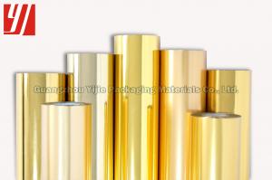 China Cylinder Stamping 5 Layers 1.28m*180m Gold Hot Stamping Foil on sale