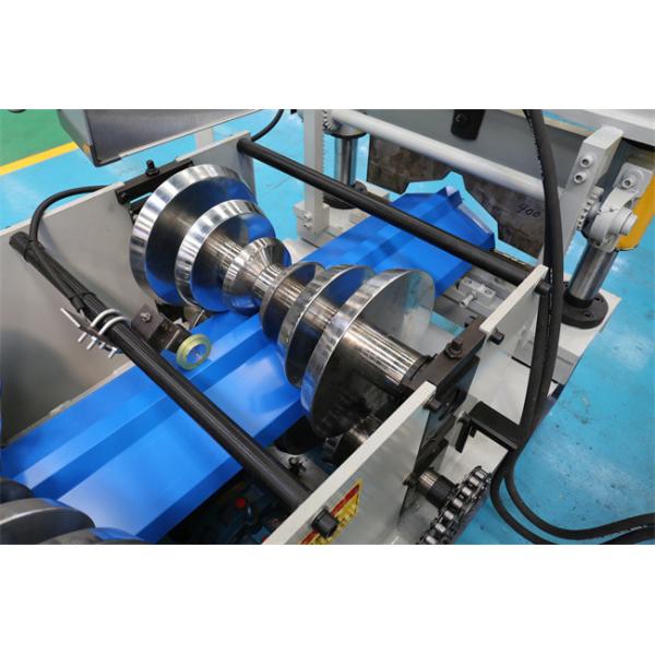 Customized hot dip steel roofing sheet roll top ridge capping making machine high speed